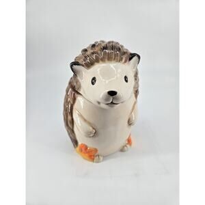 Prima Design Hedgehog Canister Cookie Jar 9.5 Inches *** Read
